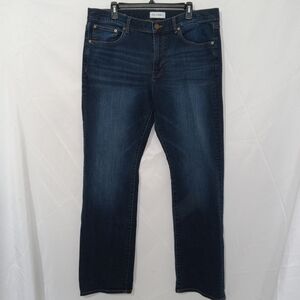 DL 1961 Jeans Mens 38x34 Vince Straight Leg Stretch Blue Smart Denim EUC